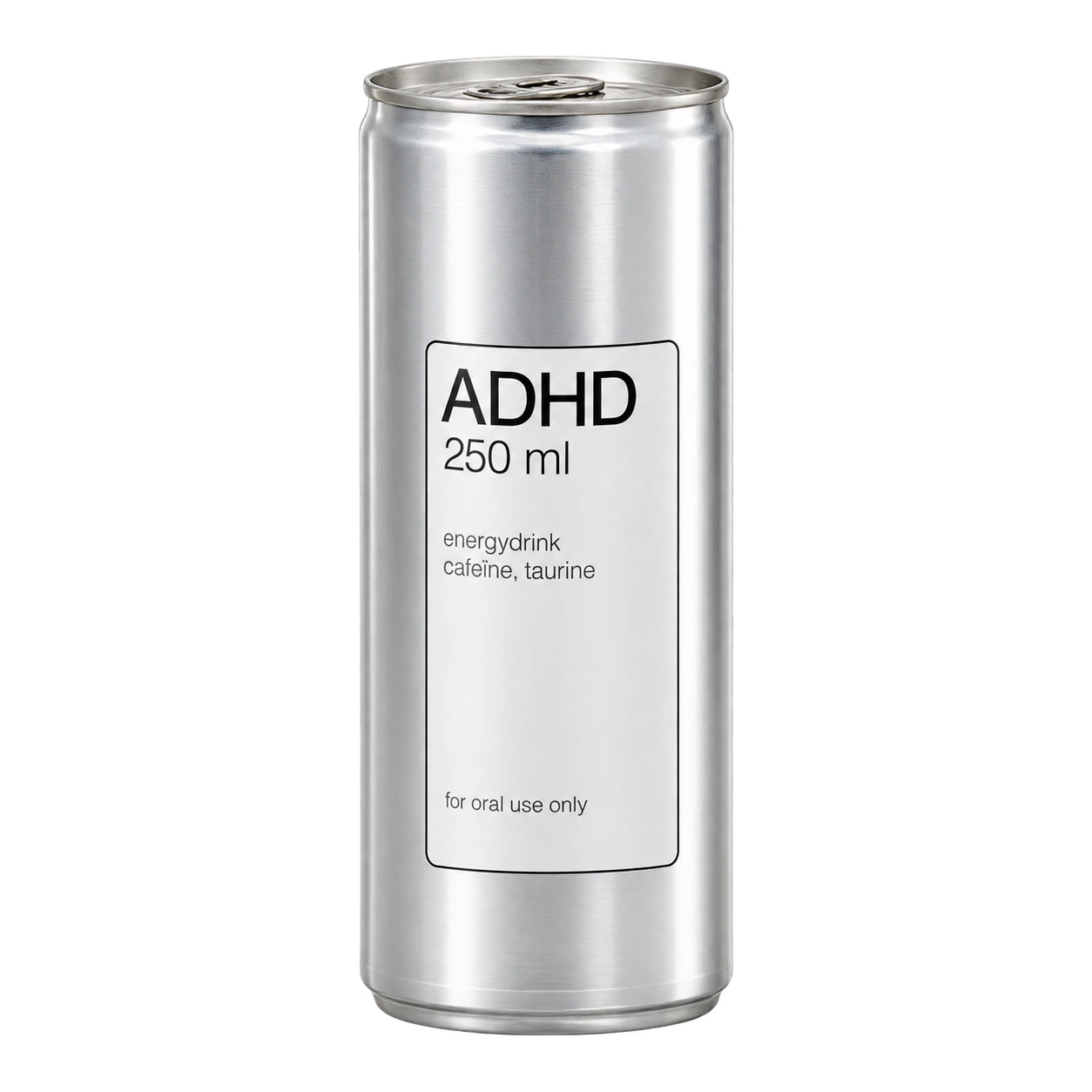 Water Concepts - Can of Energy Drink with logo and label