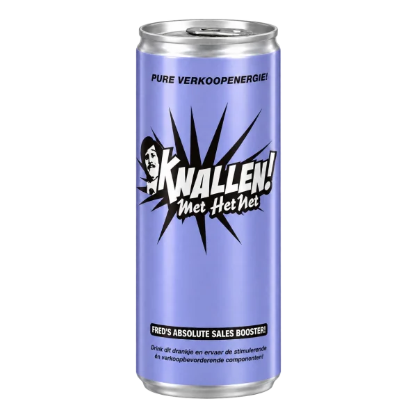 Water Concepts - Can of sugar-free Energy Drink with logo and label