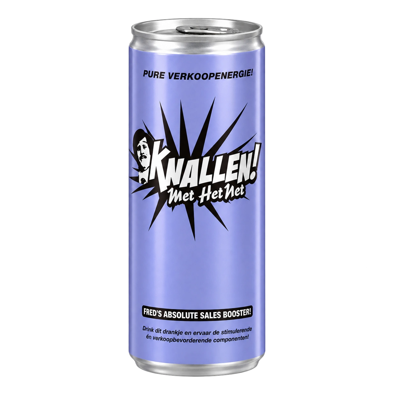 Water Concepts - Can of sugar-free Energy Drink with logo and label