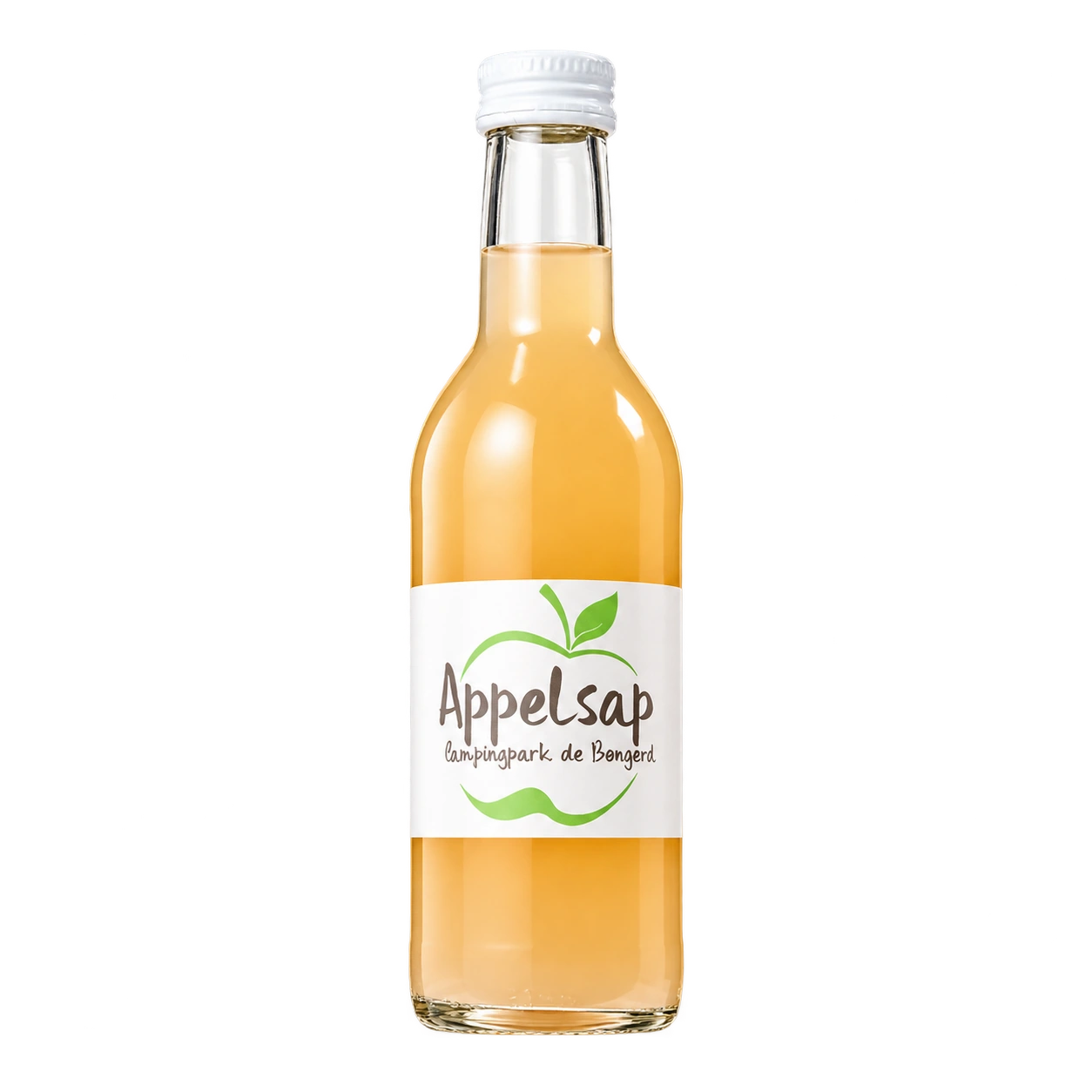 Water Concepts - Bottle of Apple Juice with logo and custom label