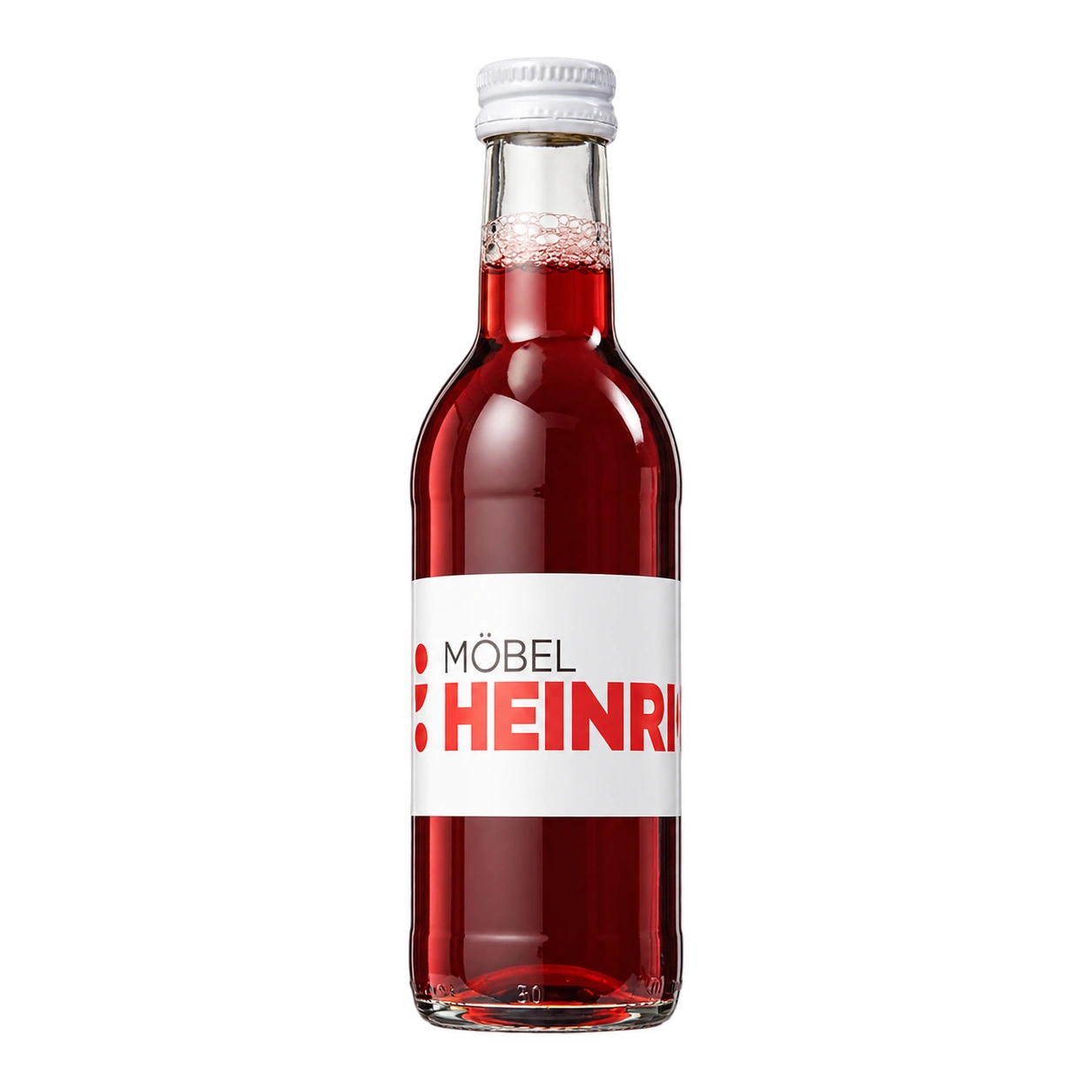 Water Concepts - Bottle of fruit juice Apple-Cherry with logo and label