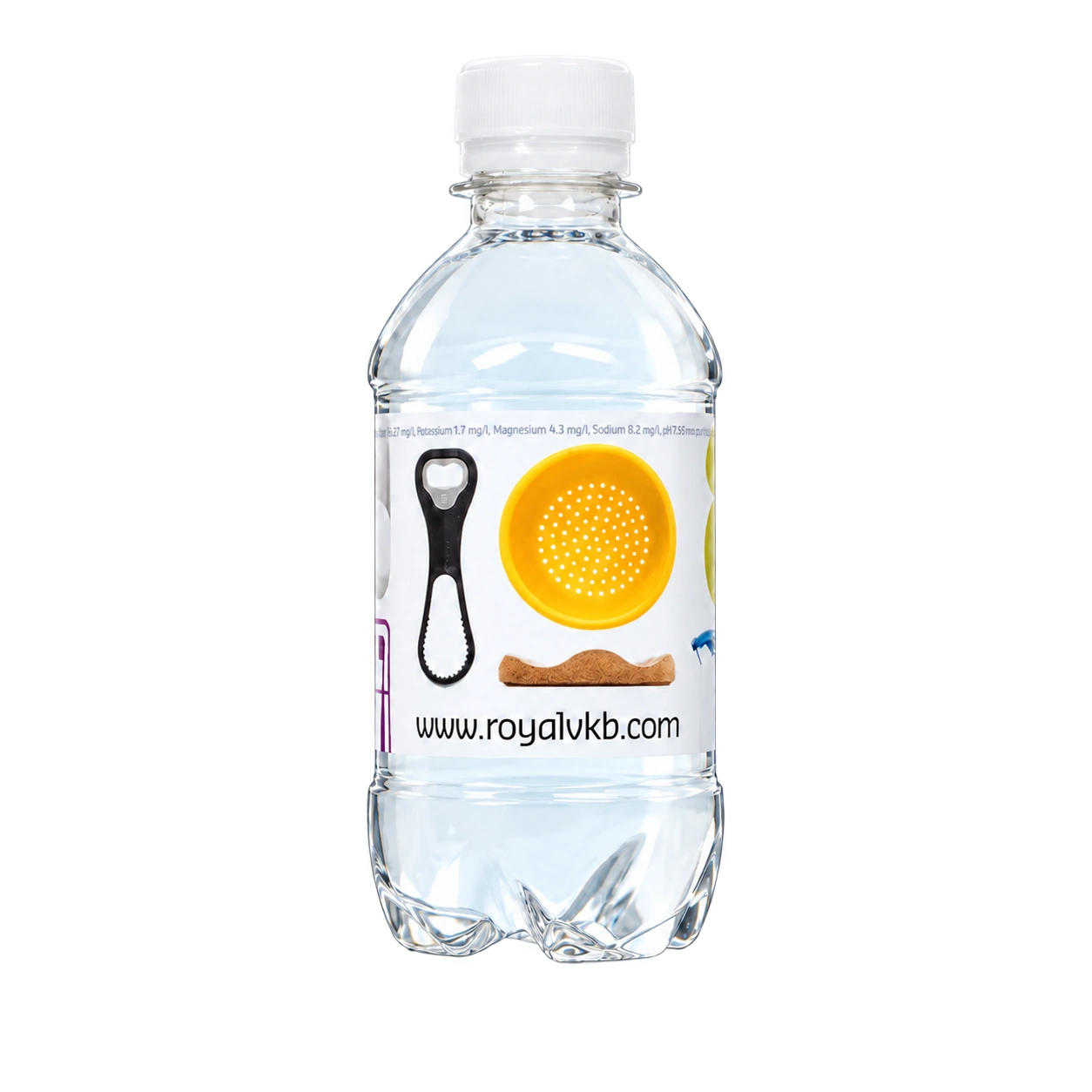 Water Concepts - water bottle screw cap with logo and label
