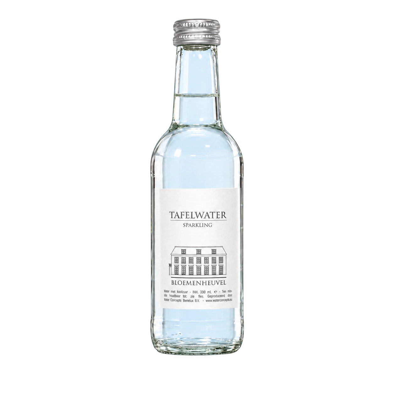 Water Concepts - Glass water bottle with logo and label