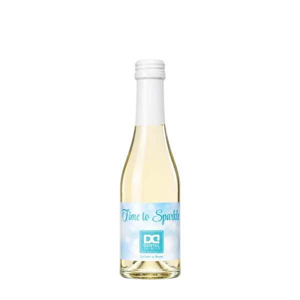 Water Concepts - Bottle of Secco Vino Frizzante wine with logo and label
