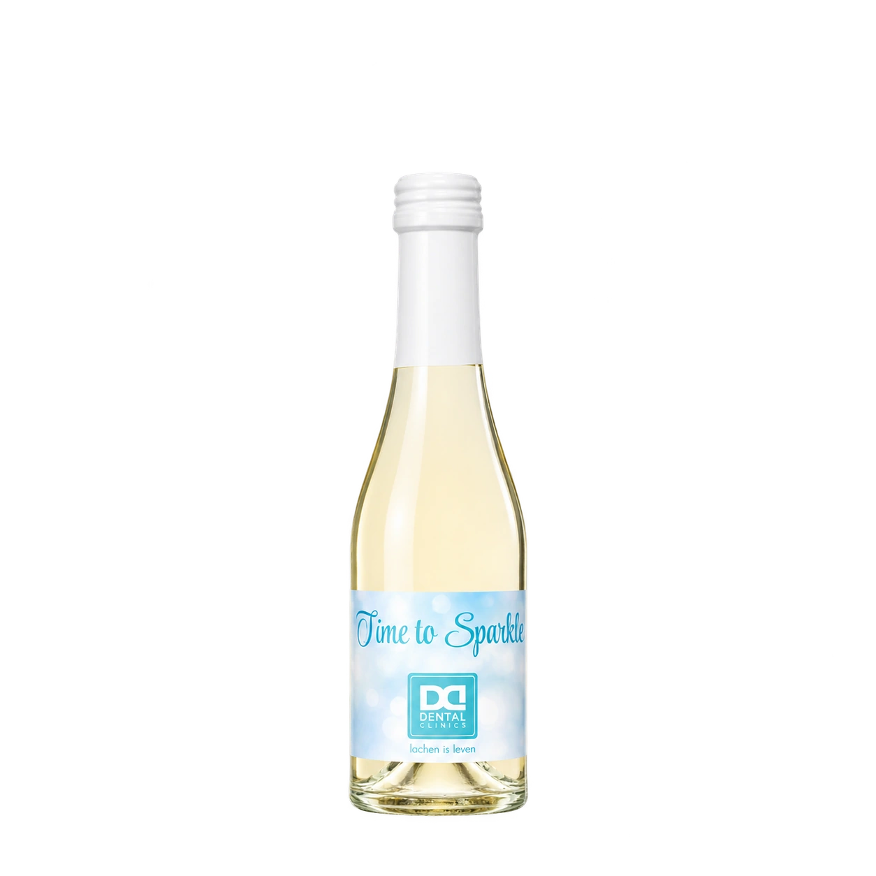 Water Concepts - Bottle of Secco Vino Frizzante wine with logo and label