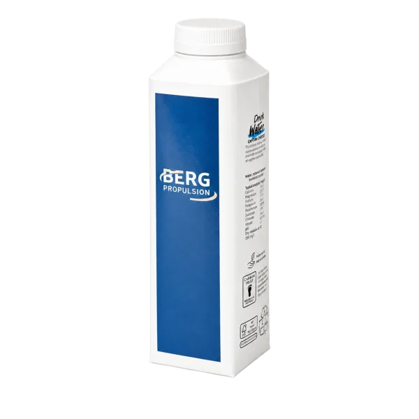 Water Concepts - cardboard water bottle with logo and print
