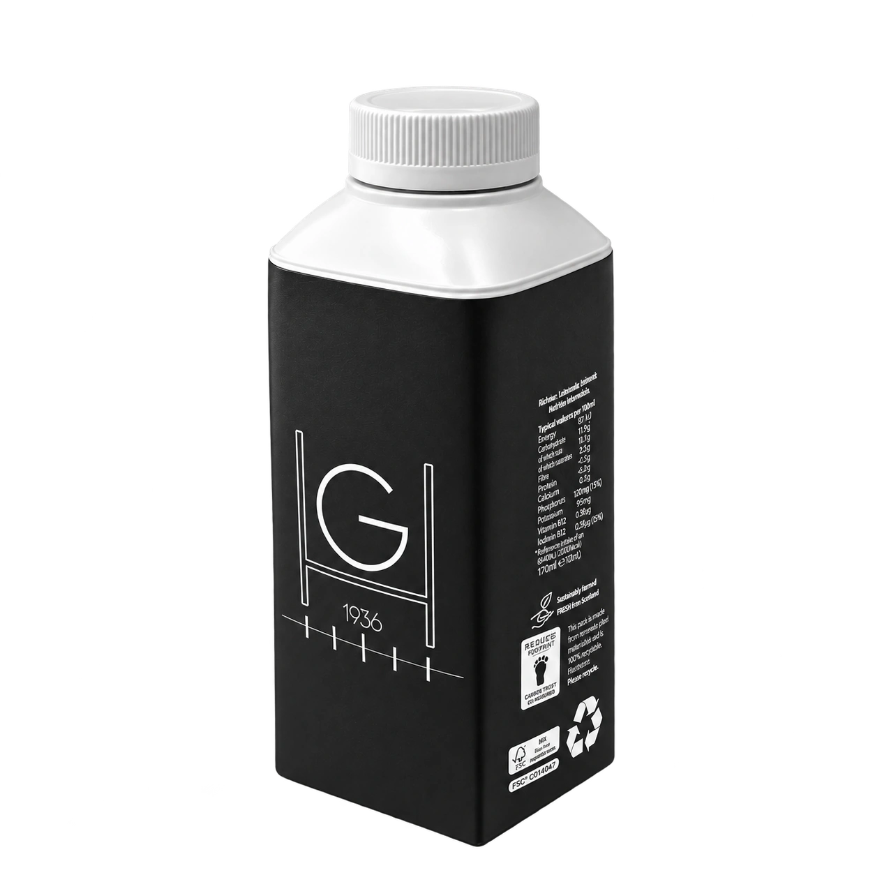 Water Concepts – Wasserflasche aus Pappe mit Logo und Aufdruck